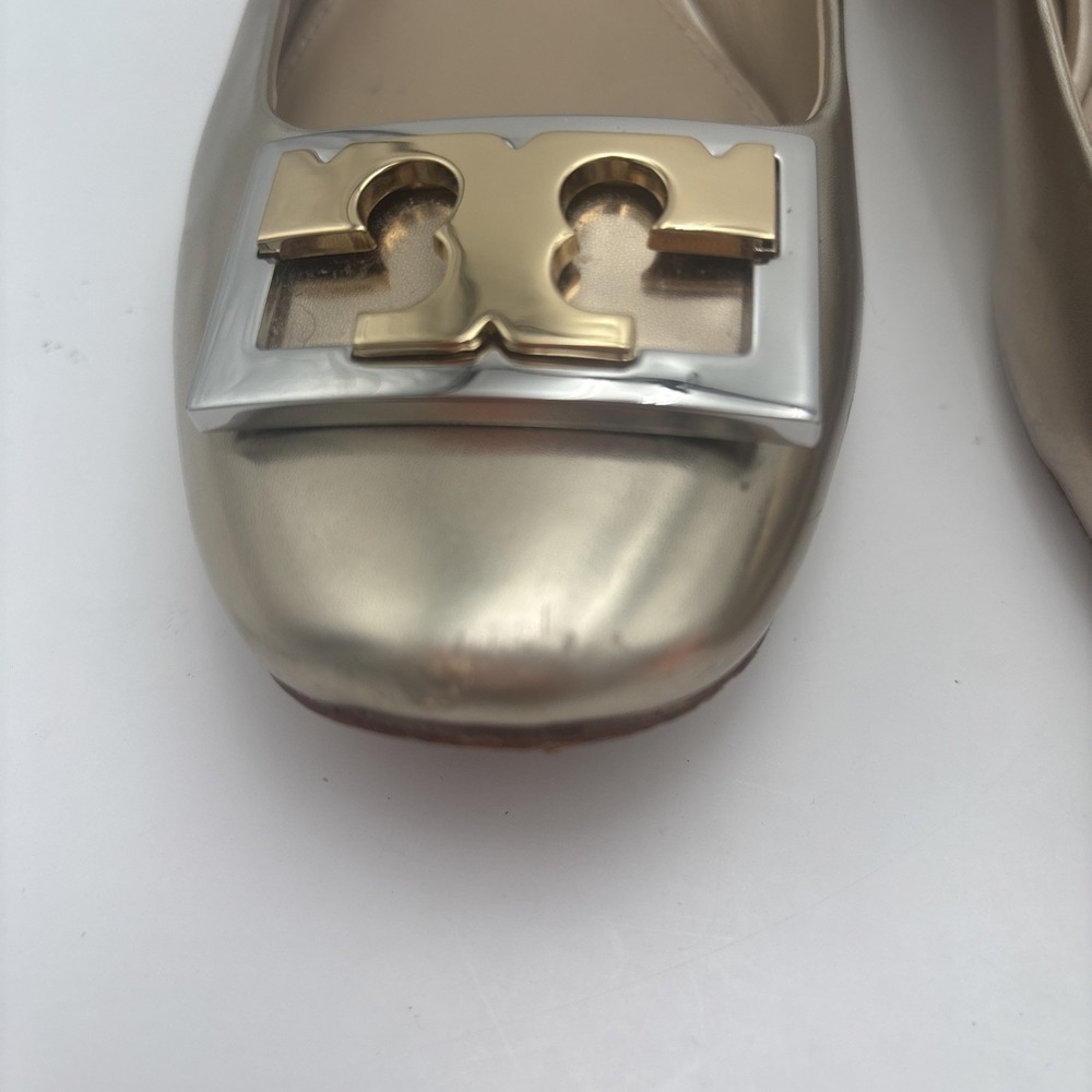 Tory‎ Burch Gold Metallic Size 6.5 M - Picture 12 of 12
